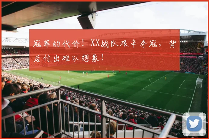 冠军的代价！XX战队艰辛夺冠，背后付出难以想象！